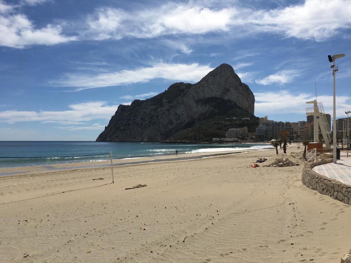 Apartamento En Calpe, Playa De La Fossa, Primera Linea, Aa Екстериор снимка